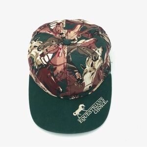 Vintage Equestrian's Choice Horse Print Cap